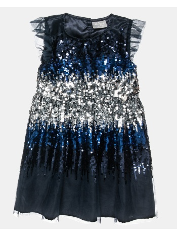 φόρεμα με παγιέτες και τούλι - μπλε σε προσφορά