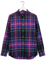 gant ανδρικό πουκάμισο με καρό σχέδιο scaled-up flannel