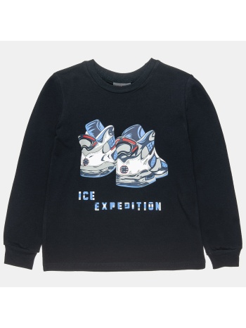 μπλούζα moovers με print ice expedition - μπλε σκουρο σε προσφορά