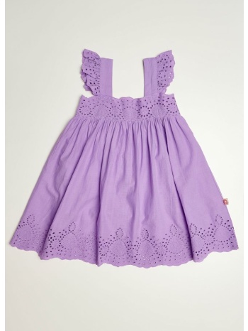 παιδικό φόρεμα κοντό κιπούρ με βολάν σε προσφορά