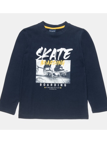 μπλούζα με τύπωμα skate boarding - μπλε σε προσφορά