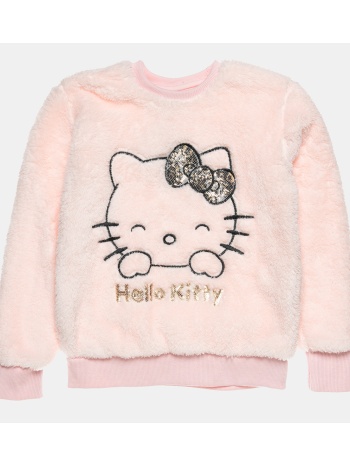 μπλούζα hello kitty από απαλό, χνουδωτό ύφασμα - ροζ σε προσφορά