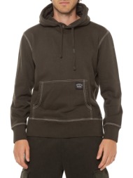 φούτερ με κουκούλα contrast stitch relaxed hoodie superdry