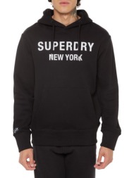 φούτερ με κουκούλα luxury sport loose hoodie superdry