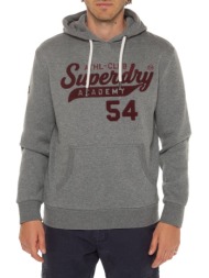 φούτερ με κουκούλα athletic script graphic hoodie superdry