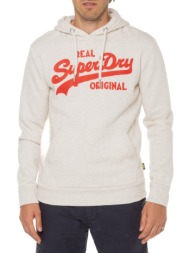 φούτερ με κουκούλα soda pop vintage logo classic hoodie superdry