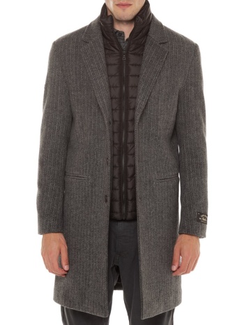 παλτό 2 in 1 wool town coat superdry σε προσφορά