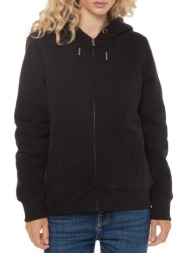 ζακέτα φούτερ με κουκούλα essential borg lined zip hoodie superdry