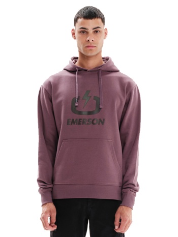 emerson hoodie ανδρικό (232.em20.01 d.purple)