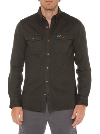μακρυμάνικο πουκάμισο trailsman flannel shirt superdry σε προσφορά
