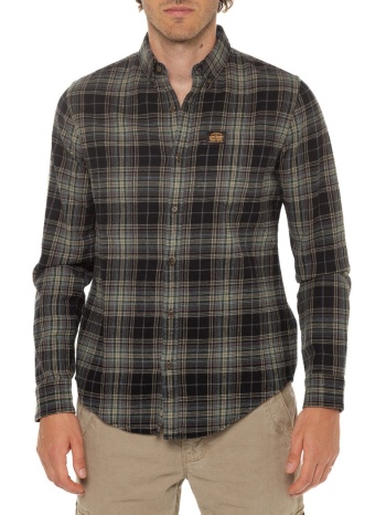 μακρυμάνικο πουκάμισο long sleeve cotton lumberjack shirt σε προσφορά
