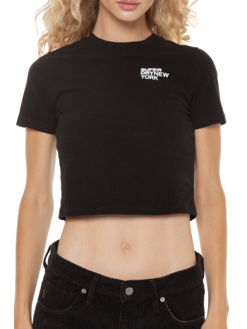 t-shirt sport luxe graphic fitted top superdry σε προσφορά