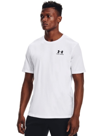 under armour sportstyle lc ss t-shirt ανδρικό (1326799 100)