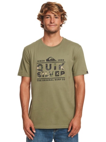 t-shirt logo print quiksilver σε προσφορά