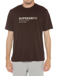 t-shirt utility sport logo loose t-shirt superdry