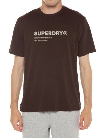 t-shirt utility sport logo loose t-shirt superdry σε προσφορά