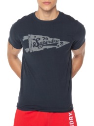 t-shirt vintage script style coll superdry
