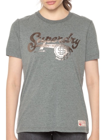 t-shirt vintage script style coll superdry σε προσφορά