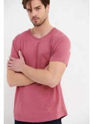 linen blend loose fit t-shirt