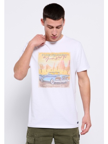 t-shirt από οργανικό βαμβάκι με vintage τύπωμα σε προσφορά