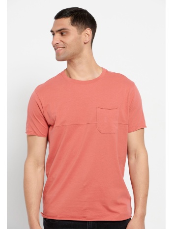 loose fit t-shirt με raw edges σε προσφορά