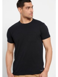 loose fit t-shirt με τσέπη στο στήθος