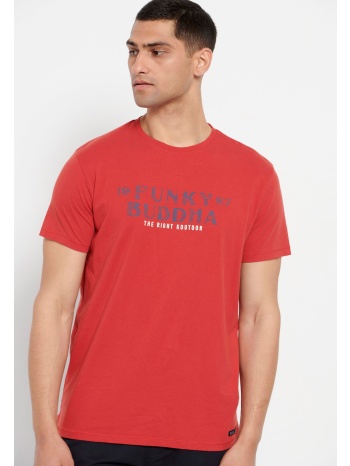 t-shirt από οργανικό βαμβάκι με branded τύπωμα σε προσφορά