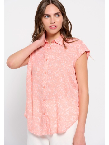 γυναικείο φλοράλ κοντομάνικο πουκάμισο σε προσφορά