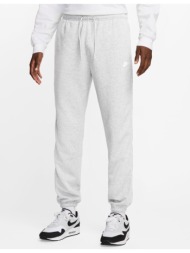 nike club ανδρική φόρμα παντελόνι jogger γκρι