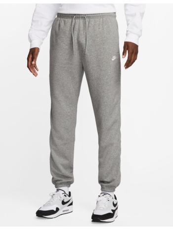 nike club ανδρική φόρμα παντελόνι jogger γκρι