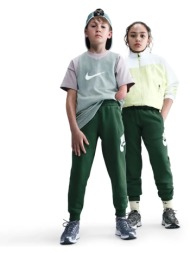 nike club fleece παιδική πράσινη φόρμα παντελόνι