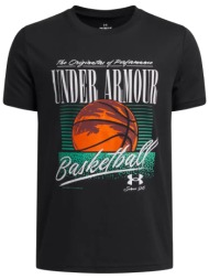 under armour basketball παιδική κοντομάνικη μπλούζα