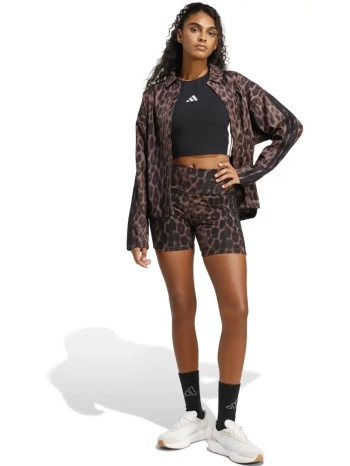 adidas essentials γυναικείο biker λεοπάρ κολάν βερμούδα σε προσφορά