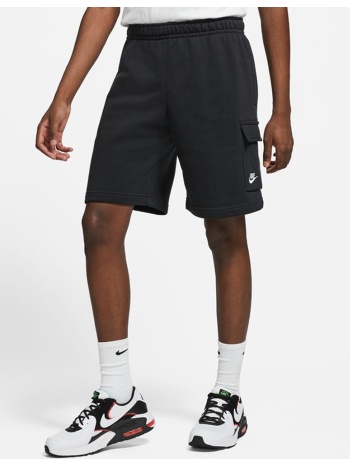nike ανδρική cargo μαύρη βερμούδα sportswear club σε προσφορά