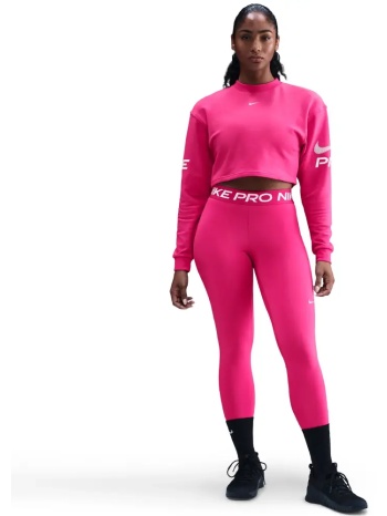 nike pro mid-rise γυναικείο φούξια αθλητικό κολάν σε προσφορά