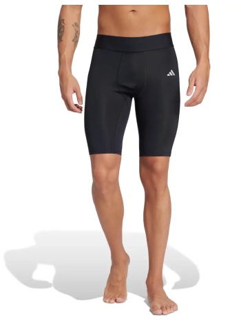 adidas techfit ανδρικό μαύρο κολάν βερμούδα