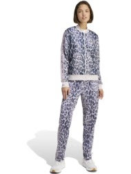 adidas 3-stripes tracksuit animal print γυναικεία φόρμα σετ