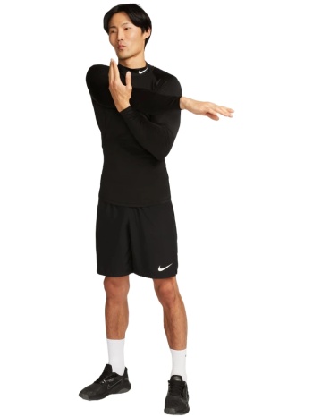 nike pro mock neck dri-fit ισοθερμική μπλούζα προπόνησς