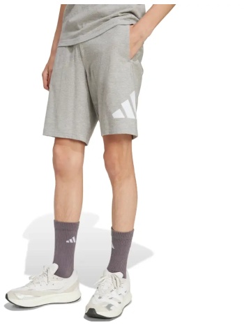 adidas essentials παιδική γκρι βαμβακερή βερμούδα σε προσφορά