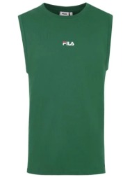 fila ανδρική αμάνικη πράσινη μπλούζα cotton