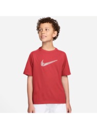 nike multi dri-fit παιδικό κόκκινο t-shirt προπόνησης