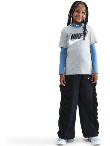 nike sportswear παιδικό αθλητικό γκρι t-shirt