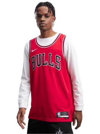 nike nba chicago bulls swingman icon edition ανδρική φανέλα