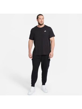 nike sportswear club ανρικό μαύρο t-shirt
