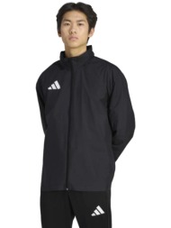 adidas entrada 26 αντιανεμικό μαύρο jacket με κουκούλα