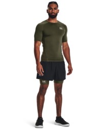 under armour heatgear χακί συμπιεστικό t-shirt προπόνησης