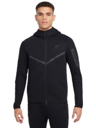nike tech fleece hoodie windrunner ανδρική ζακέτα μαύρη