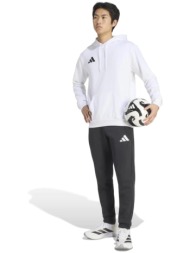 adidas entrada26 ανδρικό λευκό φούτερ με κουκούλα