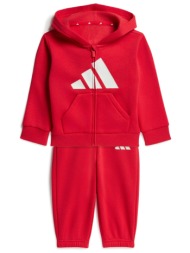 adidas essentials tracksuit βρεφικό κόκκινο σετ φόρμας