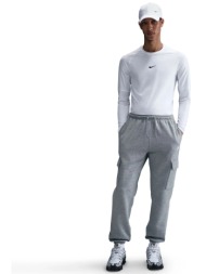 nike club ανδρικό fleece cargo παντελόνι φόρμας γκρι